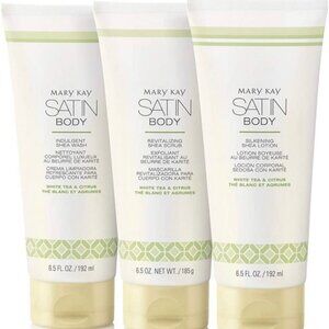 Mary Kay Satin Body Wash, Scrub & Lotion Set